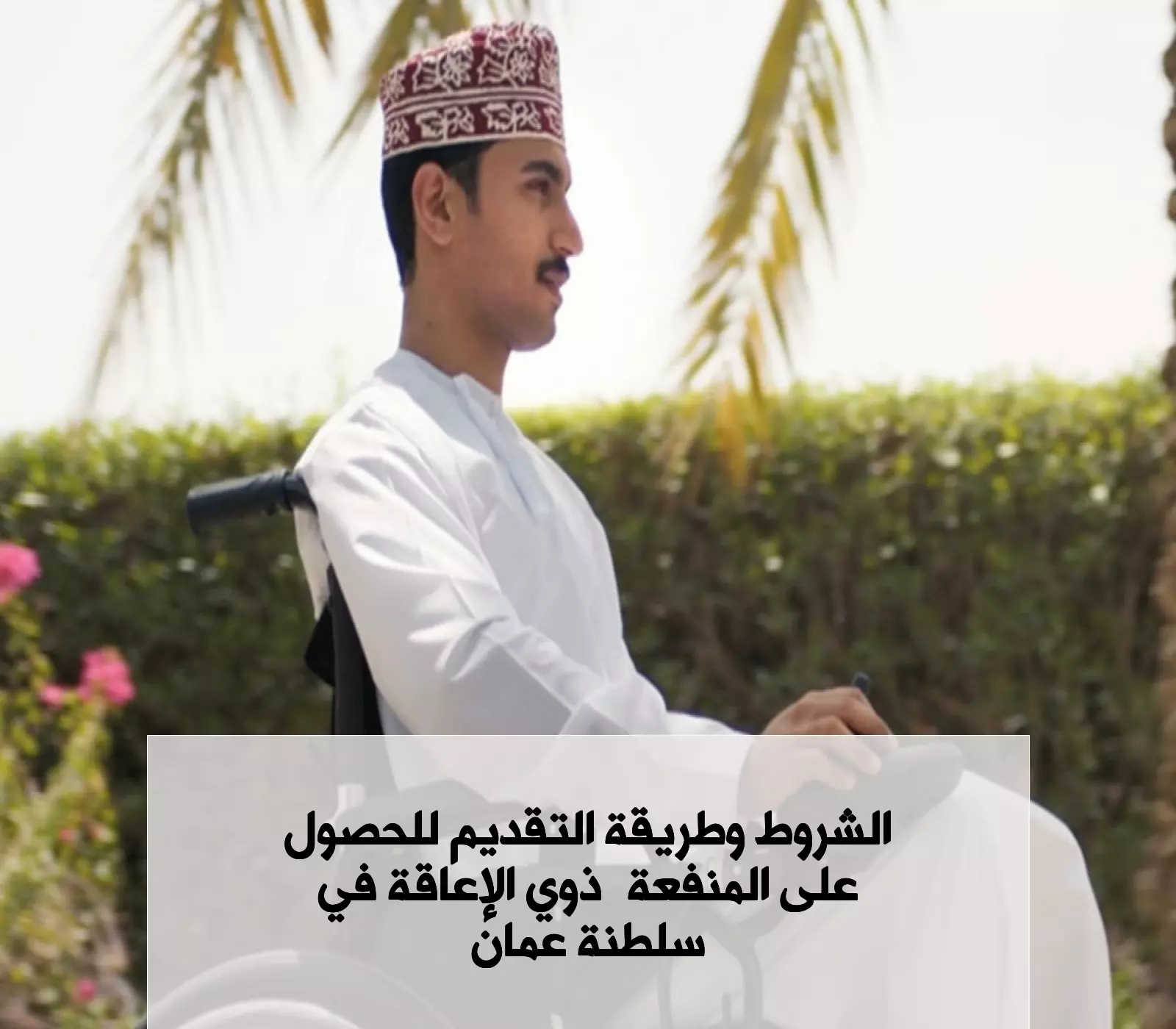منفعة ذوي الاعاقة